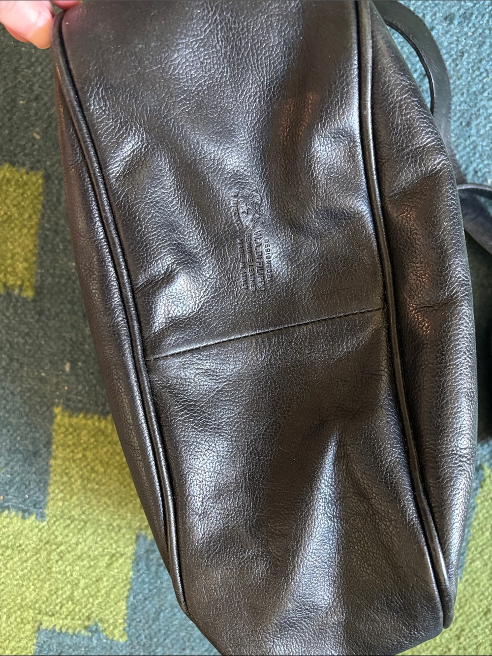 Vintage Il Bisonte Crossbody Bag in Black - Picture 4 of 4